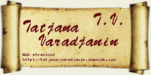 Tatjana Varađanin vizit kartica